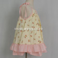 Boutique summer floral causal baby girl dress